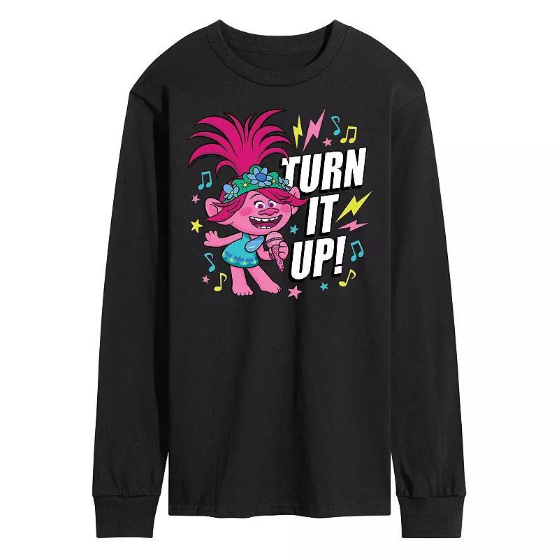 Mens Trolls Turn It Up Long Sleeve Tee Product Image