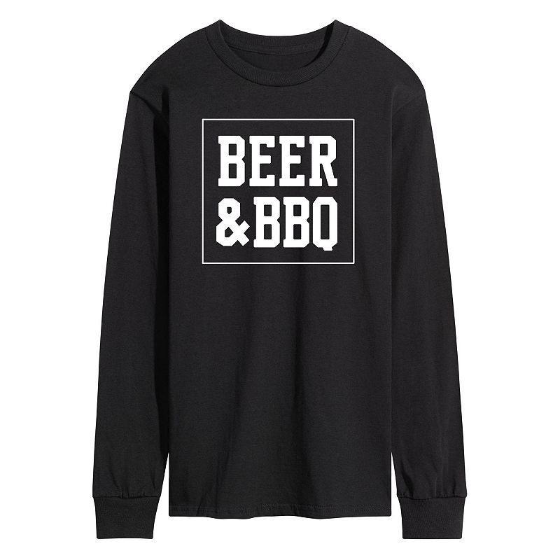 Mens Beer & BBQ Graphic Tee Product Image