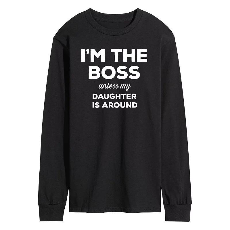 Mens Im The Boss Unless My Daughter Is Around Graphic Tee Product Image