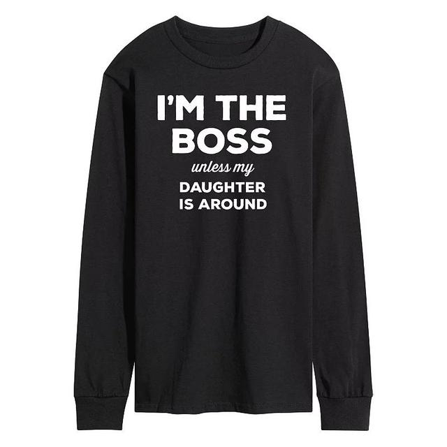 Mens Im The Boss Unless My Daughter Is Around Graphic Tee Product Image