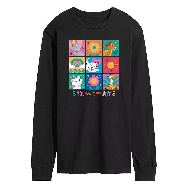 Disneys Mens You Bring Me Joy Long Sleeve Graphic Tee Product Image