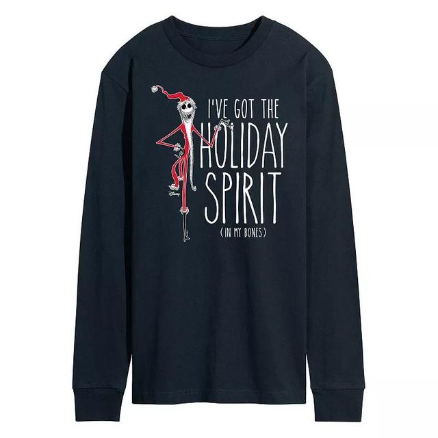 Disneys The Nightmare Before Christmas Holiday Spirits In My Bones Tee, Mens Product Image