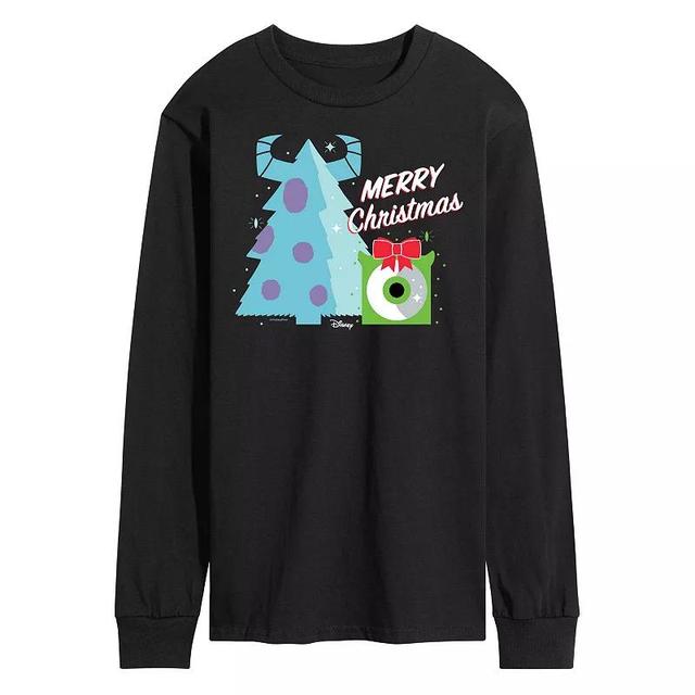 Mens Disney Monsters Inc Merry Christmas Long Sleeve Product Image