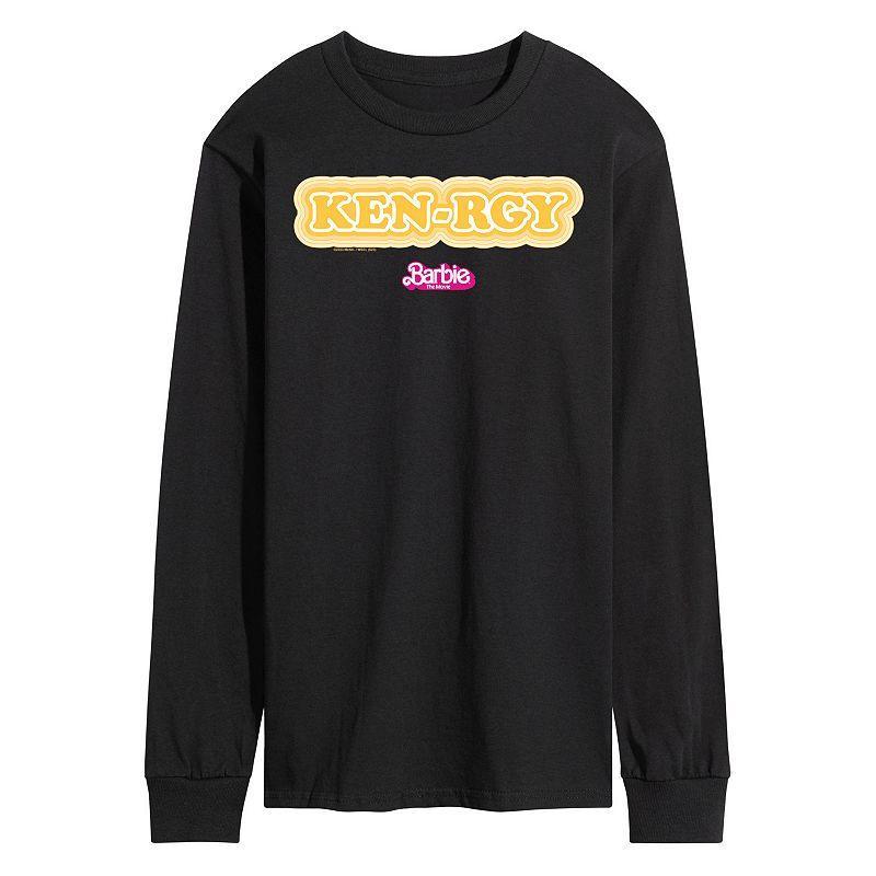 Mens Barbie The Movie Ken-rgy Long Sleeve Graphic Tee Product Image