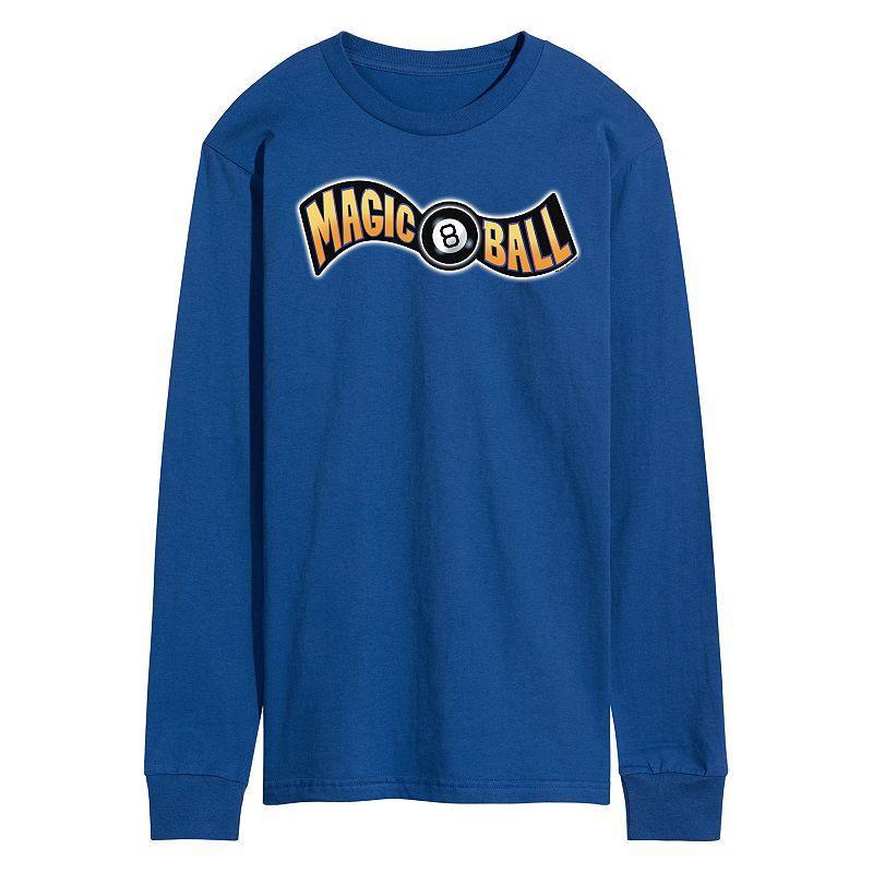 Mens Magic 8 Ball Logo Longsleeve Tee Med Grey Product Image