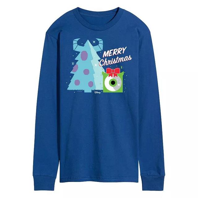 Mens Disney Monsters Inc Merry Christmas Long Sleeve Product Image