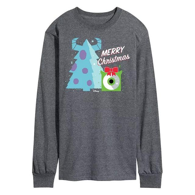 Mens Disney Monsters Inc Merry Christmas Long Sleeve Product Image