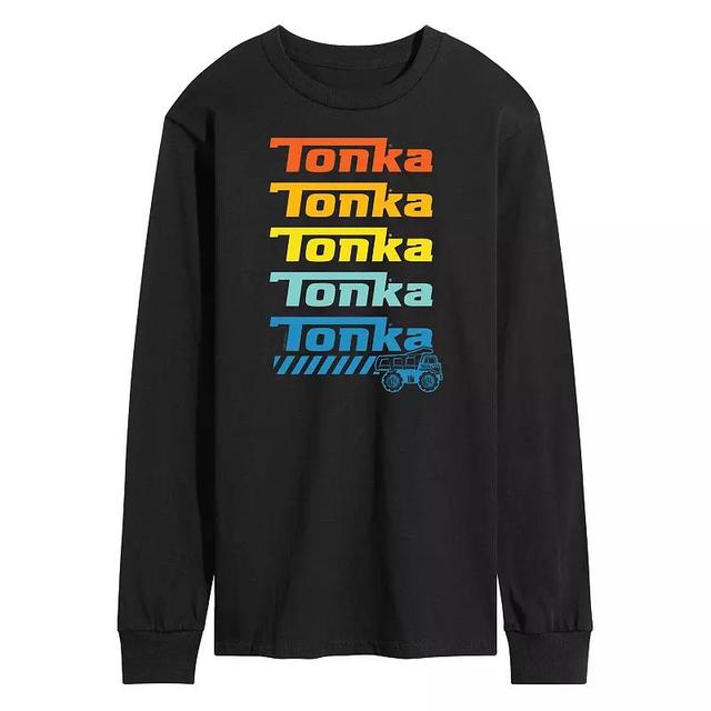 Mens Hold On Ask ChatGPT Long Sleeve Graphic Tee Graphic Tee Blue Product Image