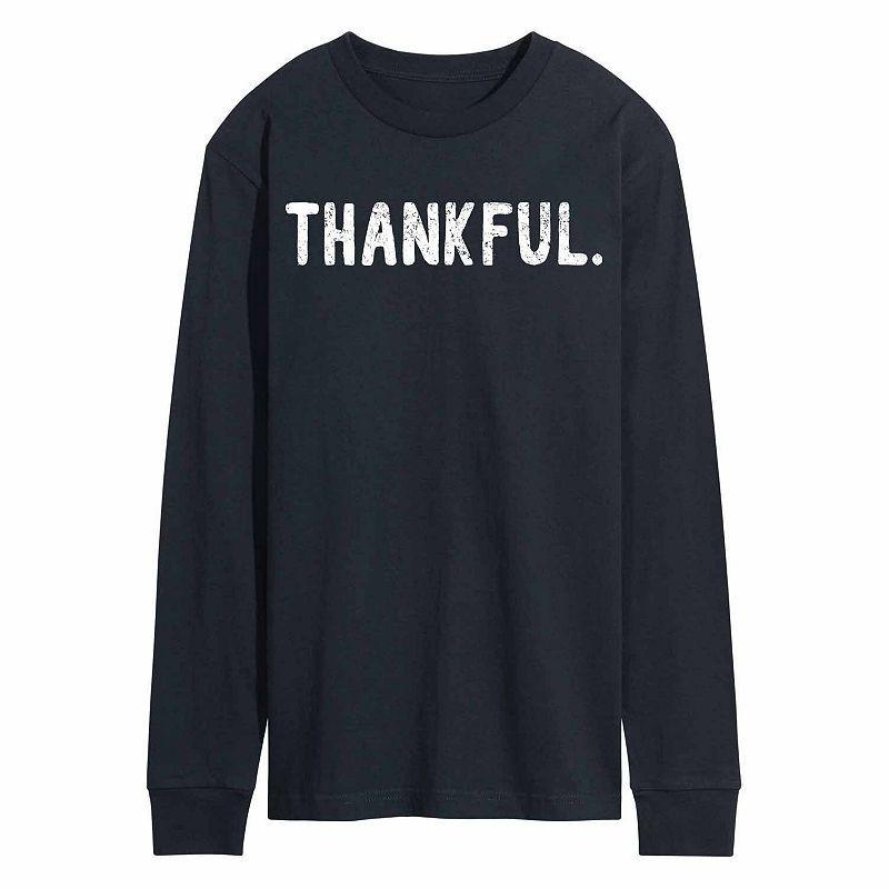 Mens Thankful Tee Blue Product Image