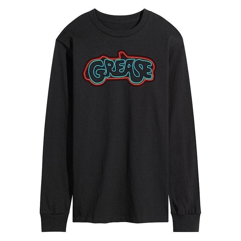 Mens Grease Neon Logo Long Sleeve Tee Product Image