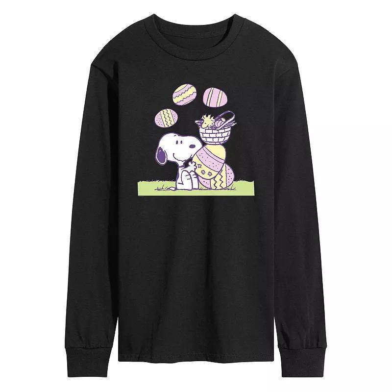 Mens Care Bears Taco Tuesday Long Sleeve Graphic Tee Black Product Image