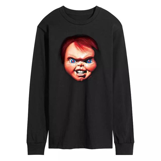 Mens Peanuts Oh What Fun Long Sleeve Tee Black Product Image