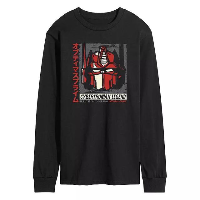 Mens Transformers Optimus Prime Long Sleeve Graphic Tee Product Image