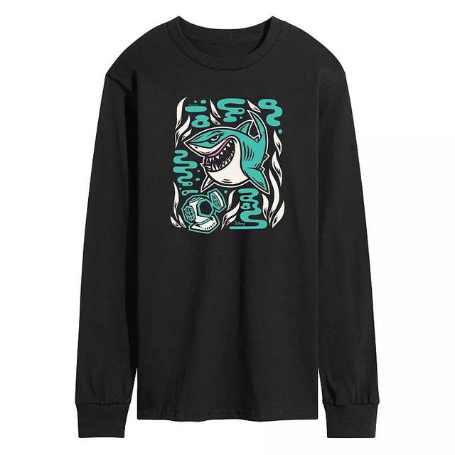 Disney / Pixars Finding Nemo Bruce Mens Long Sleeve Graphic Tee Blue Product Image