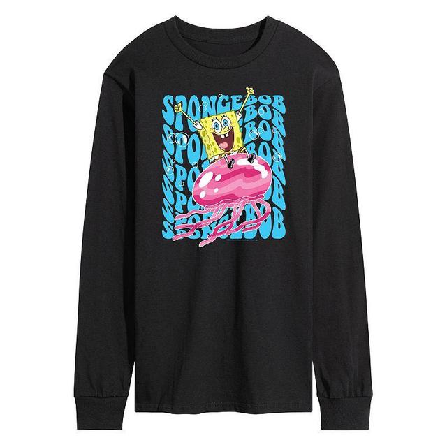 Mens Nickelodeon SpongeBob Squarepants Jelly Wave Long Sleeve Product Image