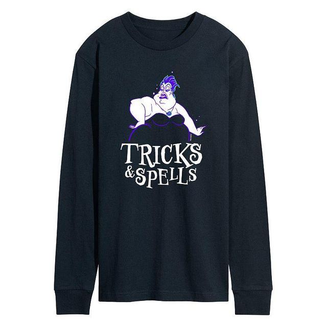 Disneys Villains Big & Tall Ursula Long Sleeve, Mens Blue Product Image