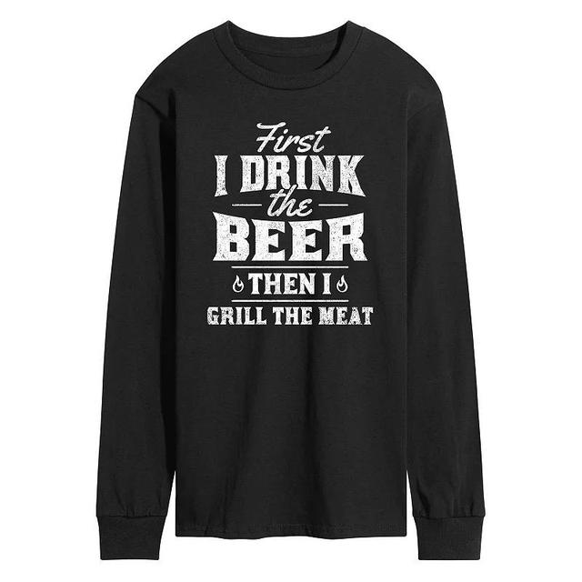 Mens All the Rev Long Sleeve Graphic Tee Black Product Image