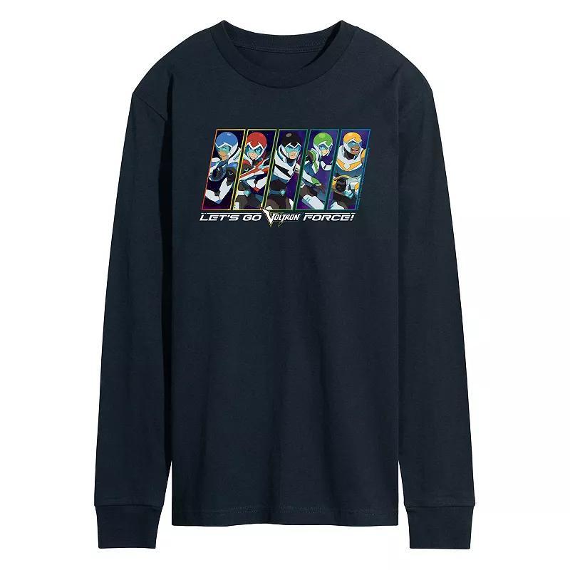 Mens Voltron Lets Go Voltron Force Long Sleeve Graphic Tee Product Image