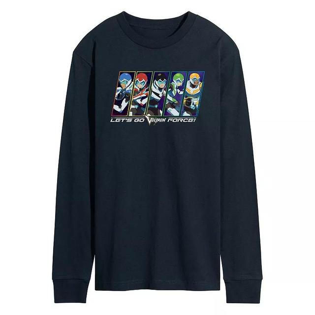 Mens Voltron Lets Go Voltron Force Long Sleeve Graphic Tee Product Image