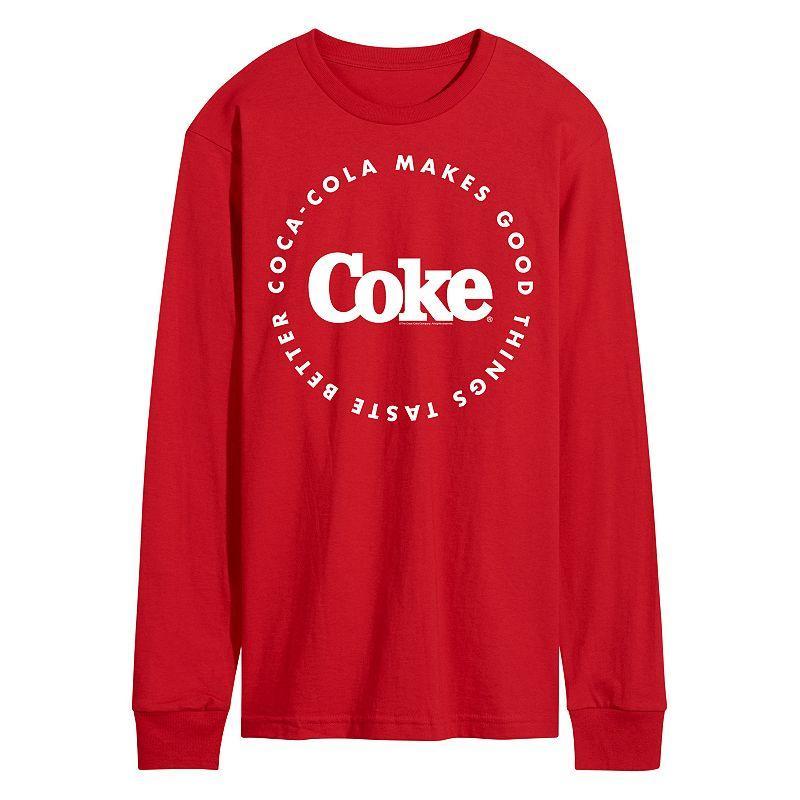 Mens Coca-Cola Coke Makes Things Taste Better Graphic Tee Product Image