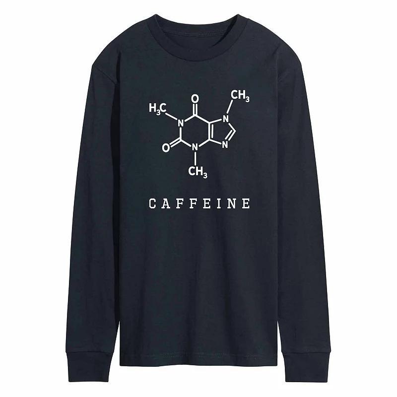 Mens Coffee Molecule Tee Blue Product Image