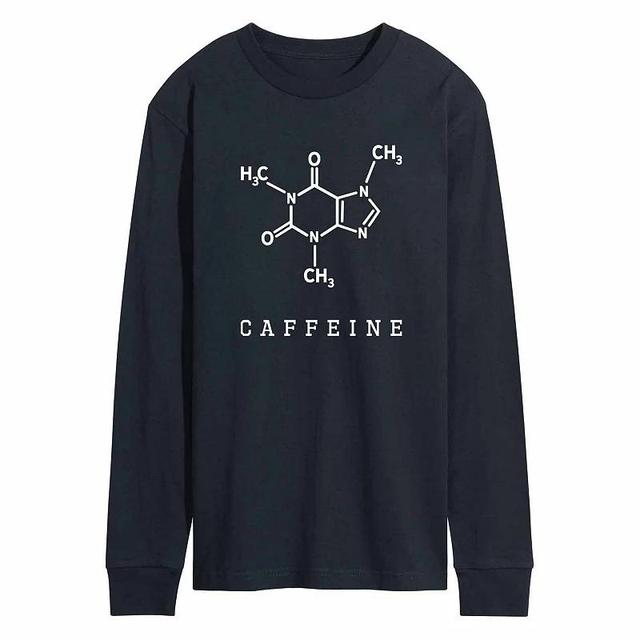 Mens Coffee Molecule Tee Blue Product Image