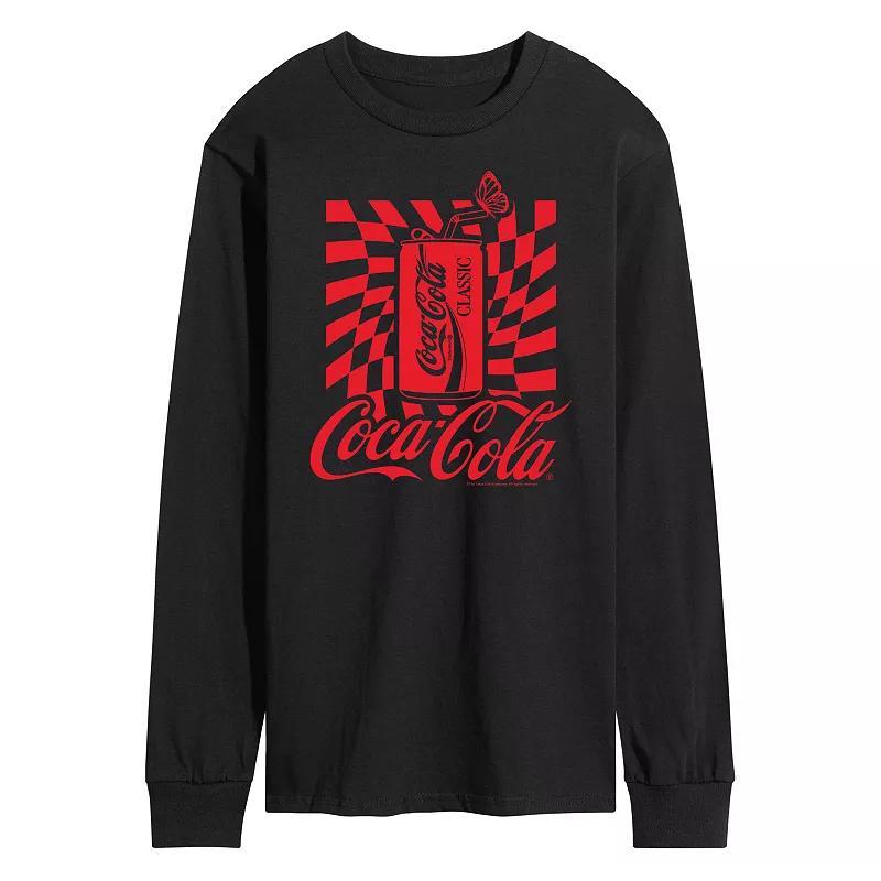 Mens Coca-Cola Can Long Sleeve Graphic Tee Med Grey Product Image