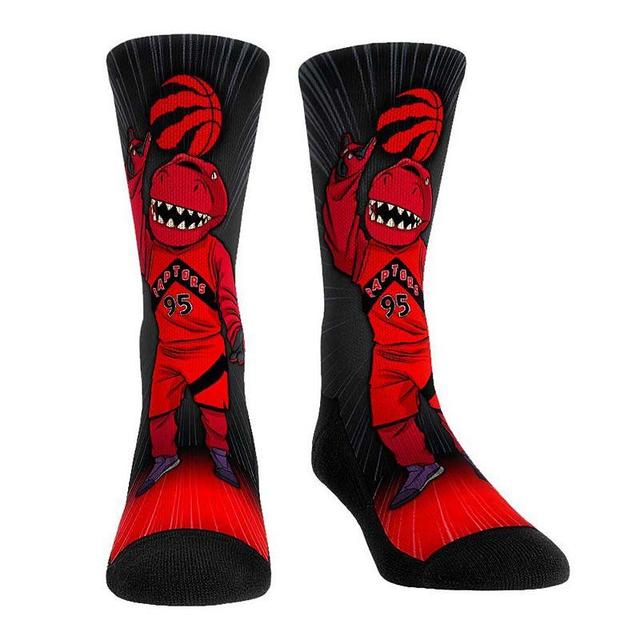 Rock Em Socks Toronto Raptors Mascot Pump Up Crew Socks, Mens Product Image