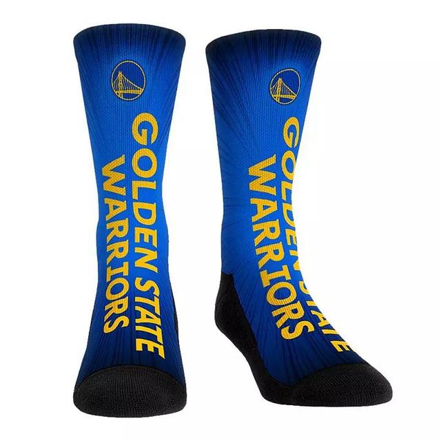 Rock Em Socks Golden State Warriors Mascot Pump Up Crew Socks, Mens Product Image