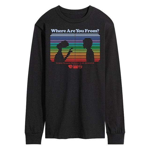 Mens ET Where Are You Long Sleeve Tee Product Image