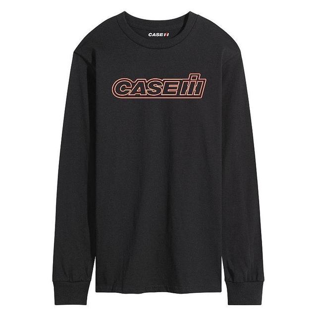 Mens Case IH Logo Long Sleeve Tee Black Product Image