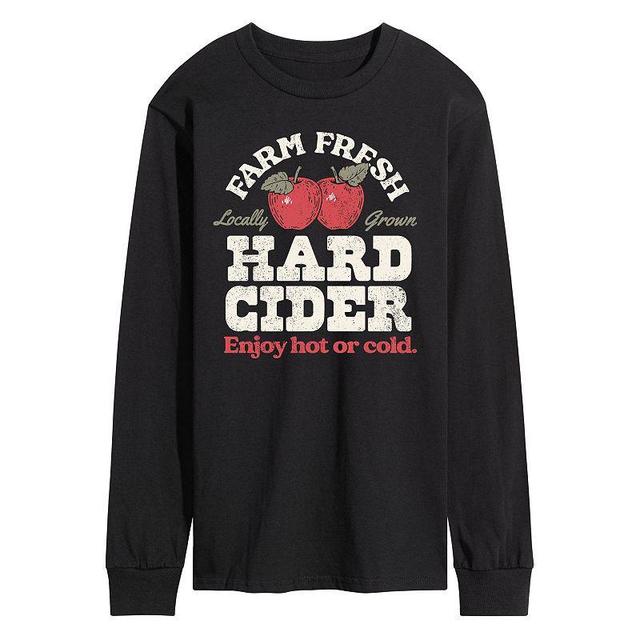 Mens Farm Fresh Cider Long Sleeve Graphic Tee Product Image