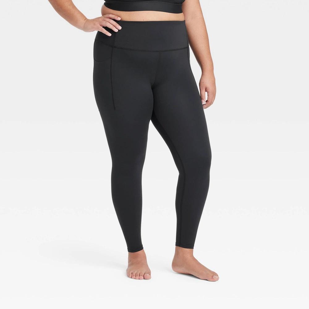 Womens Everyday Soft Ultra High-Rise Pocketed Leggings - All In Motion Black 4X Product Image