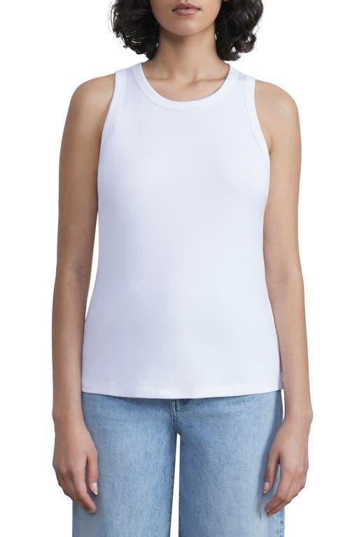 Swiss Cotton Rib Racerback Tank Product Image