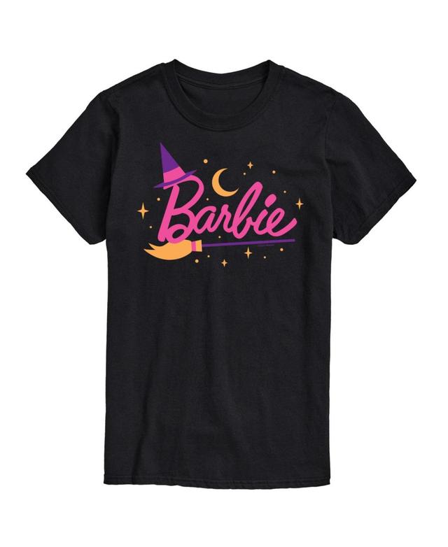 Big & Tall Barbie Witch Logo Graphic Tee, Mens White Product Image