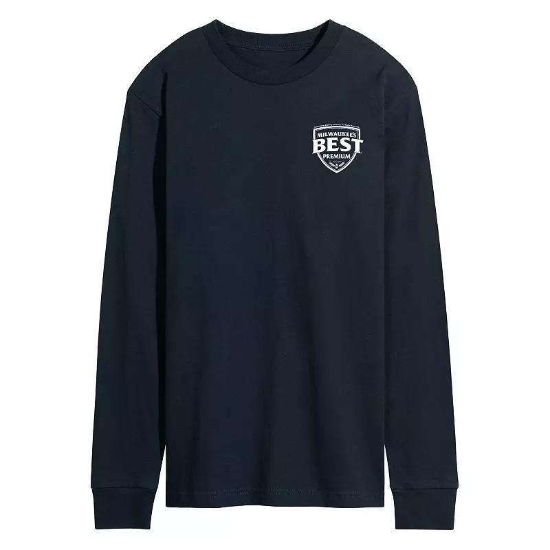 Mens Milwaukees Best Premium Long Sleeve Graphic Tee Blue Product Image