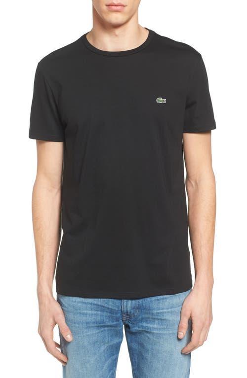 Lacoste Mens Classic Crew Neck Soft Pima Cotton T-Shirt Product Image