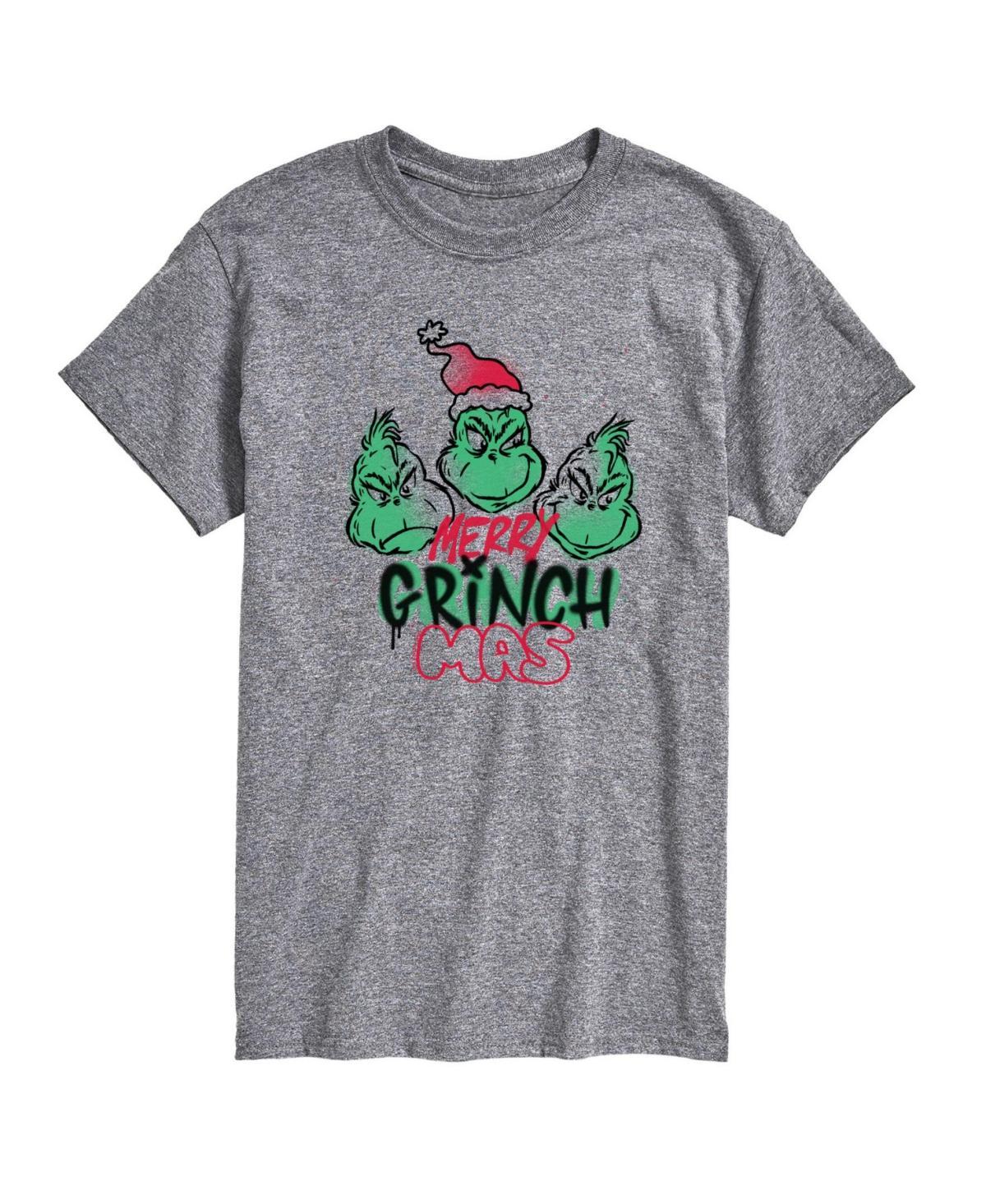 Big & Tall Dr. Seuss The Grinch Face Graphic Tee, Mens Product Image