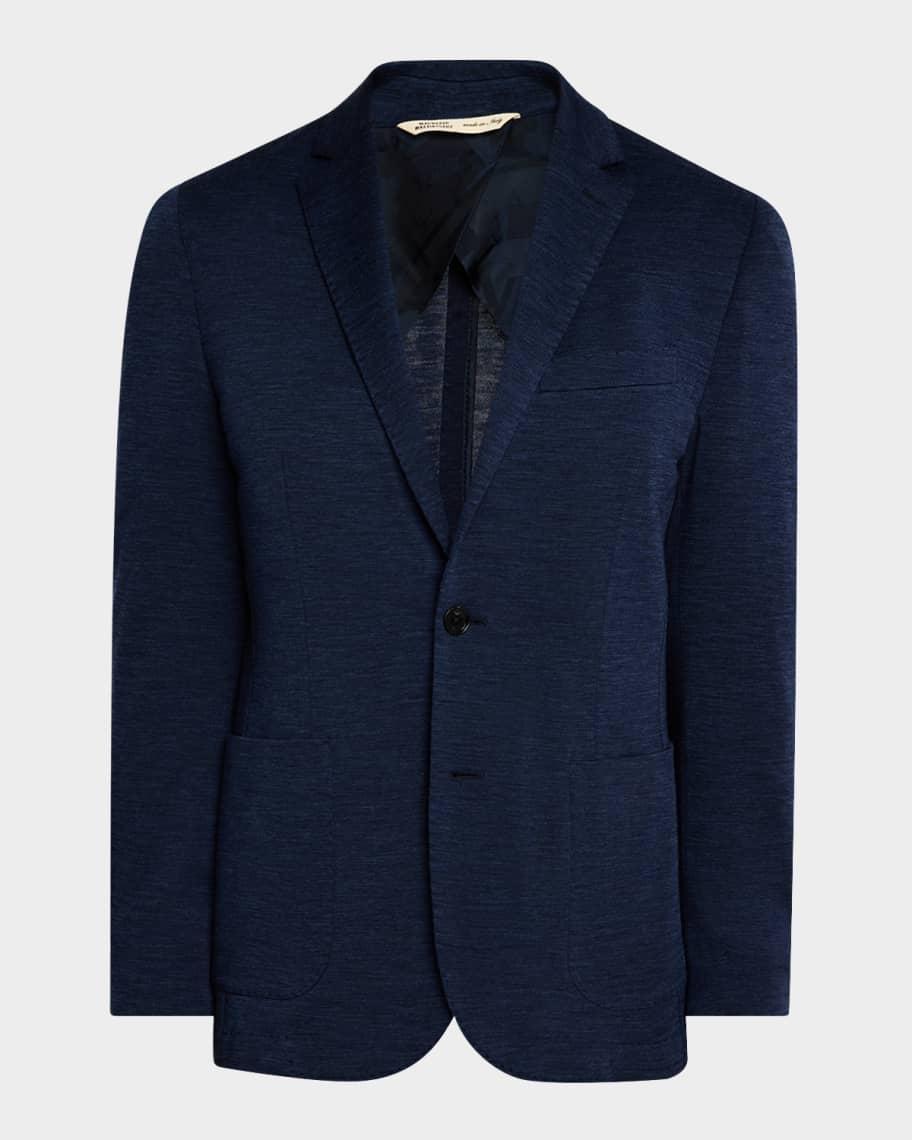 Men's Wool Jersey Two-Button Sport Coat Product Image