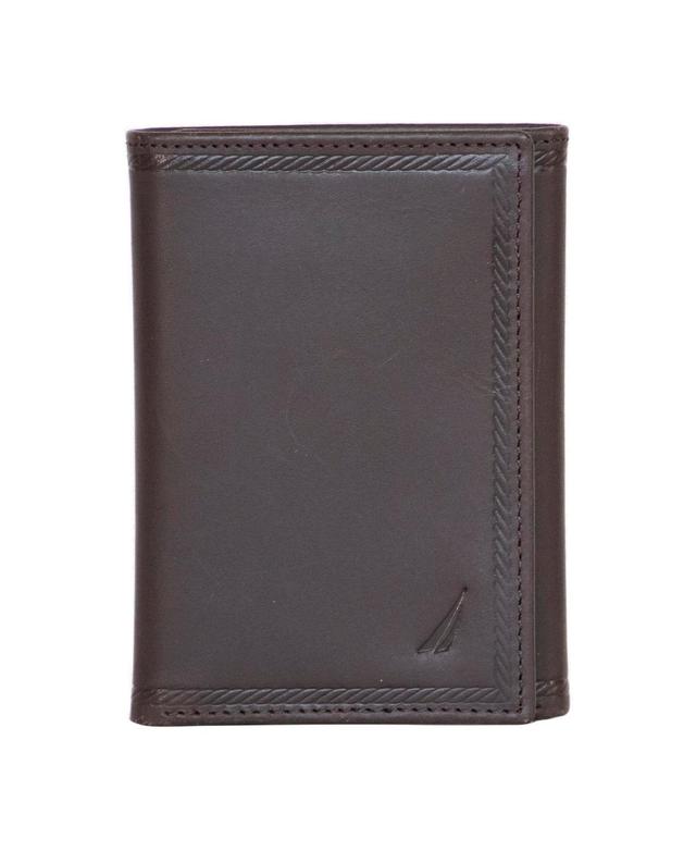 Nautica Mens Trifold Leather Wallet Product Image