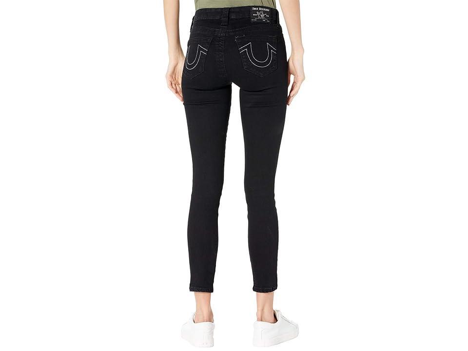 True Religion Halle Mid Rise Super Skinny Ankle Jeans Product Image