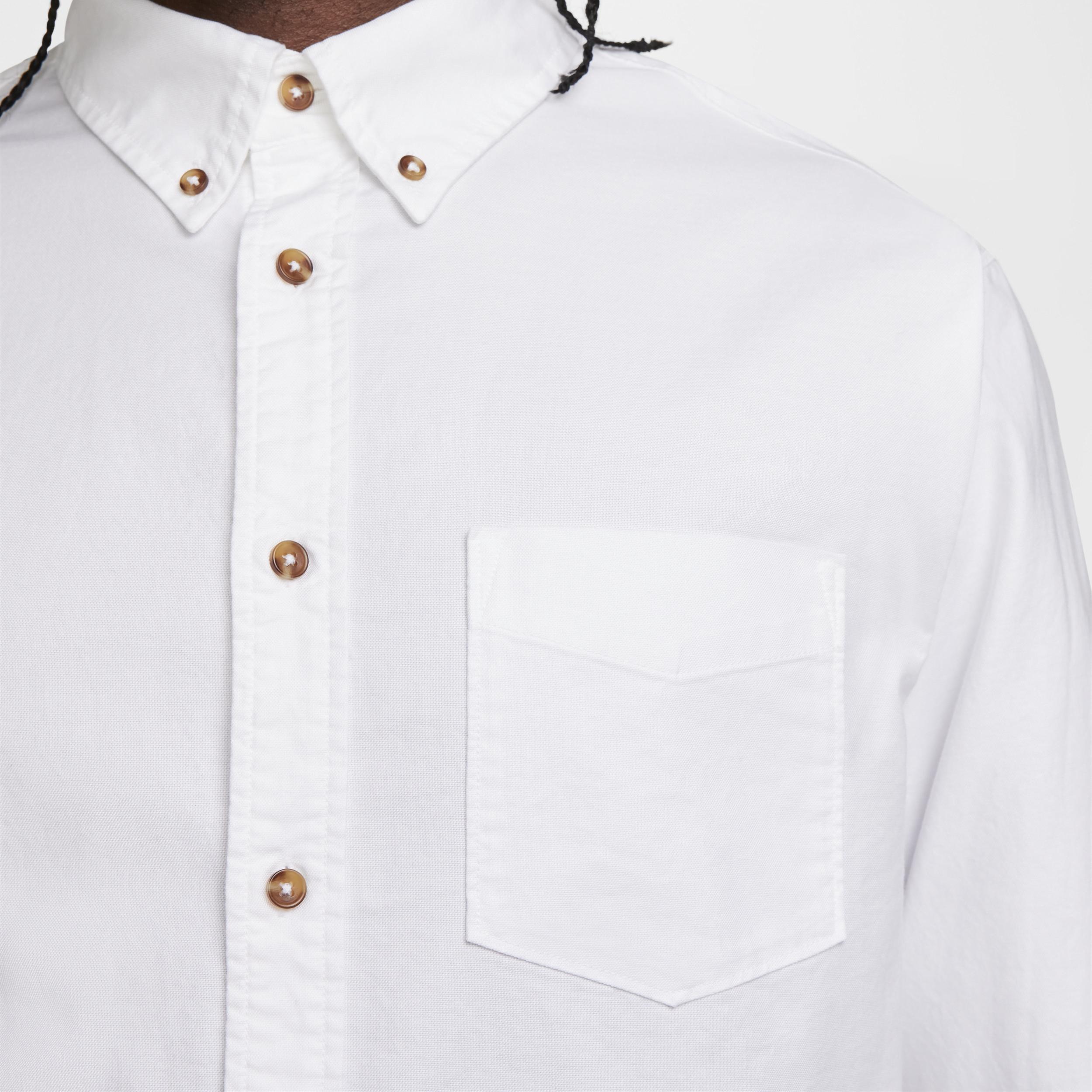 Nike Mens Life Long-Sleeve Oxford Button-Down Shirt Product Image