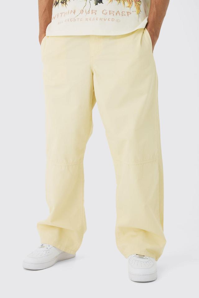 Elasticated Waist Washed Baggy Parachute Trouser | boohooMAN USA Product Image