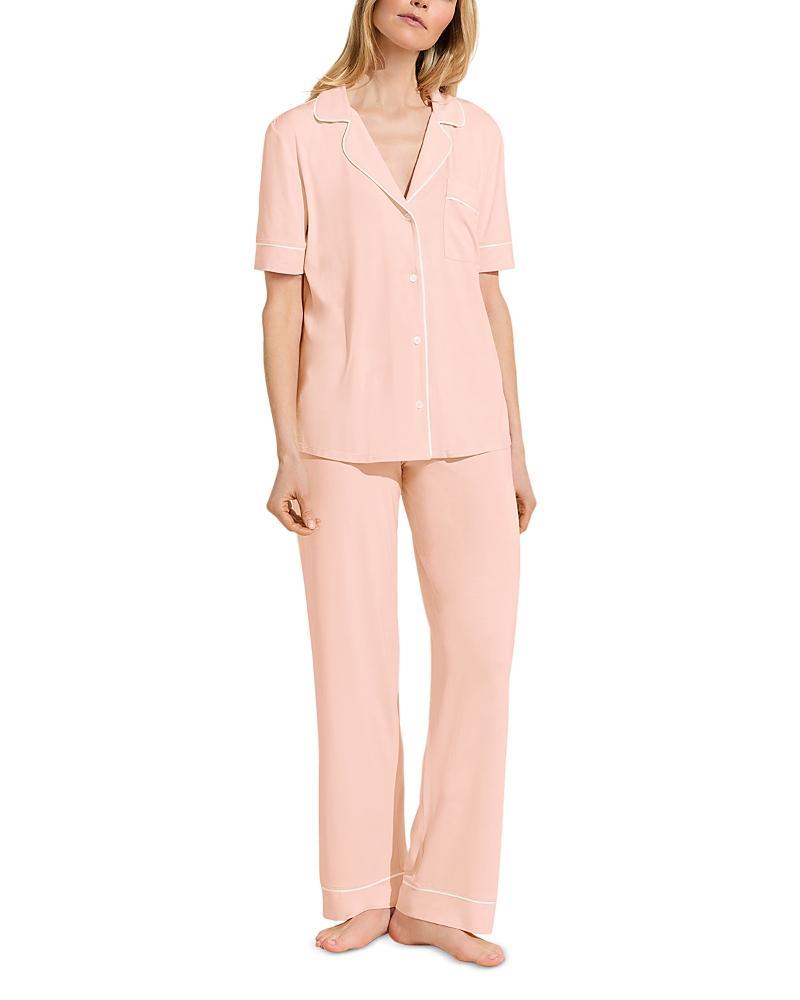 Eberjey Gisele Short Sleeve Jersey Knit Pajamas Product Image