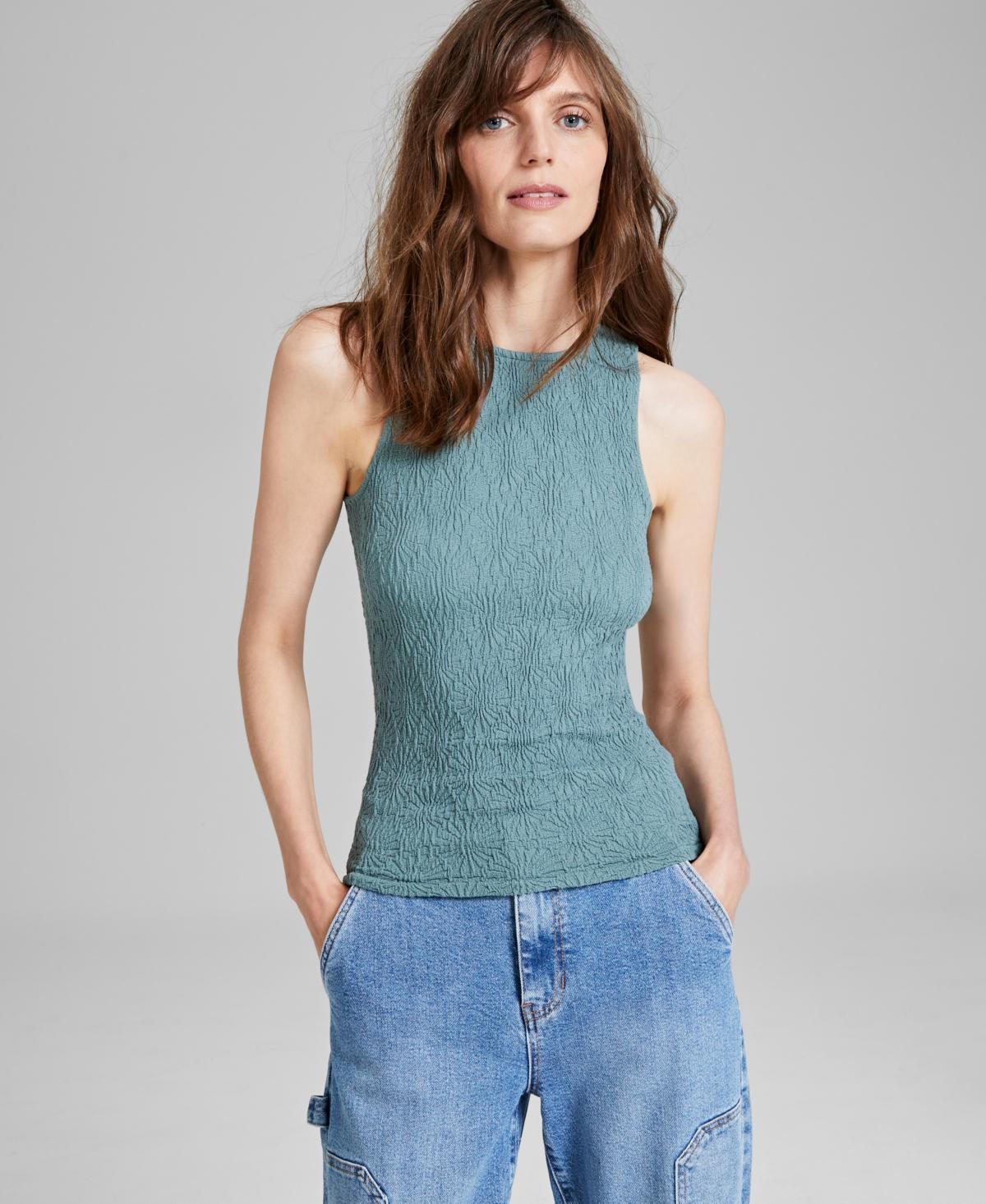 Women's Textured Sleeveless Tank Top, Created for Macy's  product image