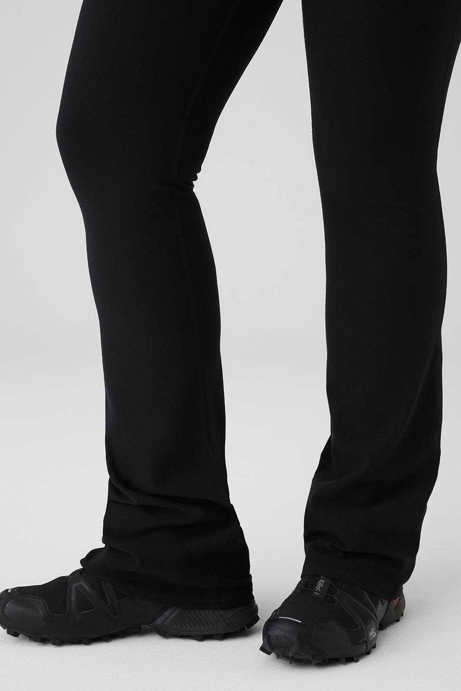 Alosoft Foldover Bootcut Legging - Black Female Product Image