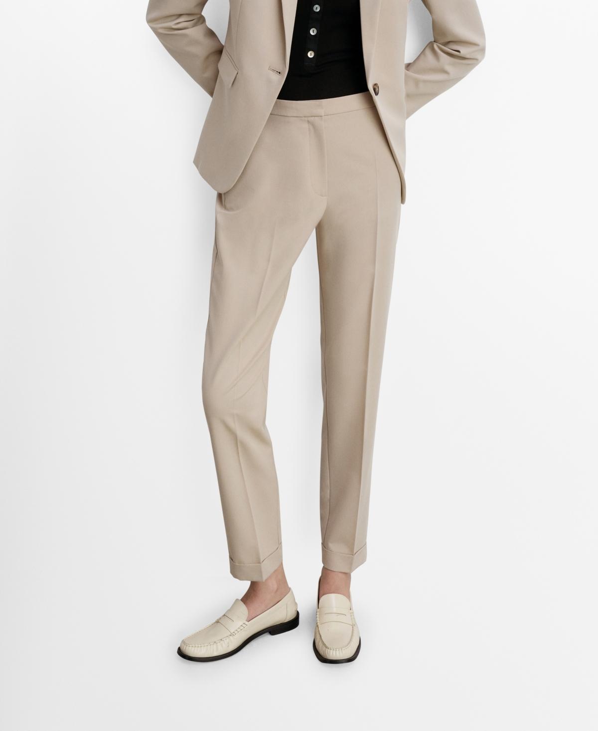 Mango Womens Straight Suit Pants product image