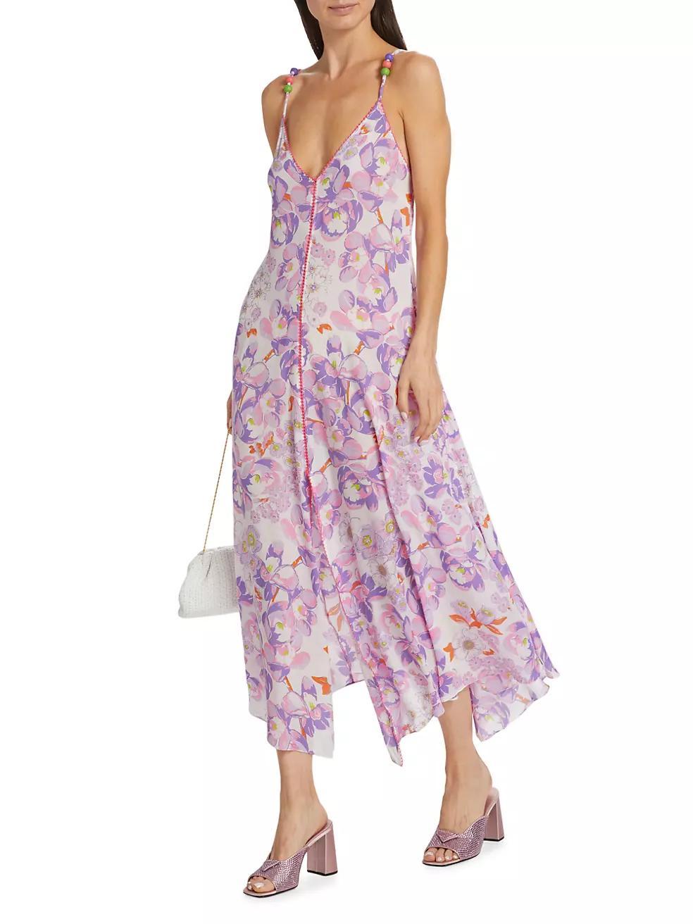 Bessie Long Floral Slip Dress Product Image