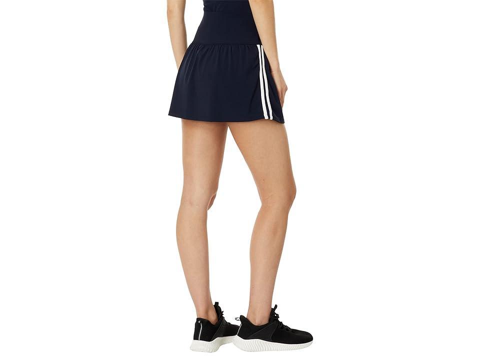 Splits59 Airweight High-Waist Skort with Stripes (Indigo/White) Women's Skort Product Image