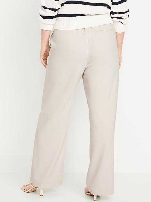 Extra High-Waisted Taylor Wide-Leg Trouser Pants Product Image